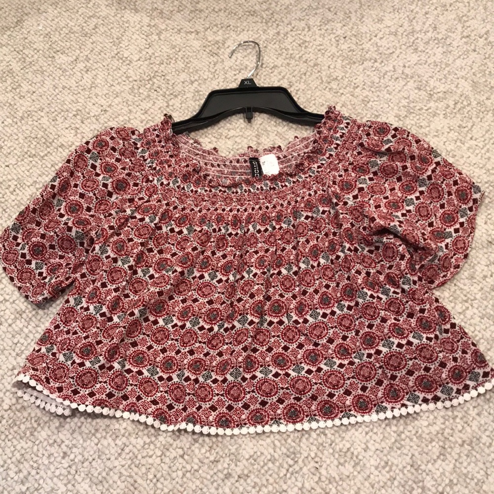 Off The Shoulder Crop Top